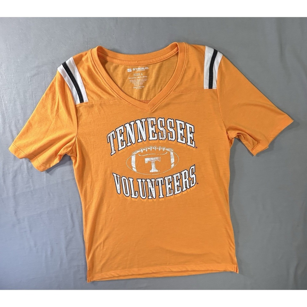 Stadium Athletics Tennessee Volunteers Women's Large VNeck College Shirt NCAA